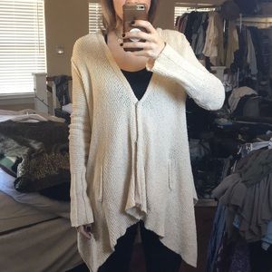 Free People Cream Sweater